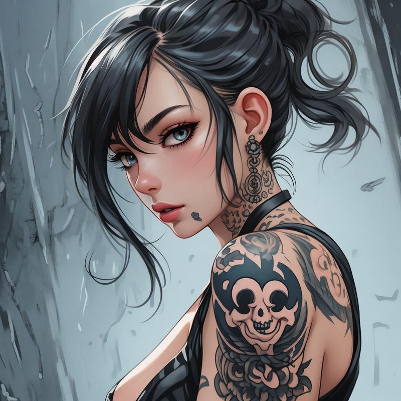 未成年女孩观看和反应性 成功和价值观的未成理解